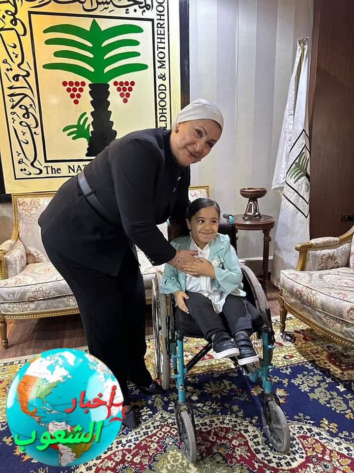 الطفلة روضة وليد محمد من القادرون باختلاف