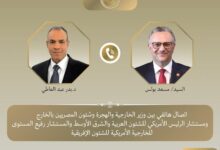 وزير الخارجية.. يبحث هاتفياً مع مستشار الرئيس الأمريكي للشئون العربية والشرق الأوسط