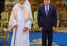 الرئيس عبد الفتاح السيسي..يستقبل السلطان سيف الدين سلطان طائفة البهرة بالهند