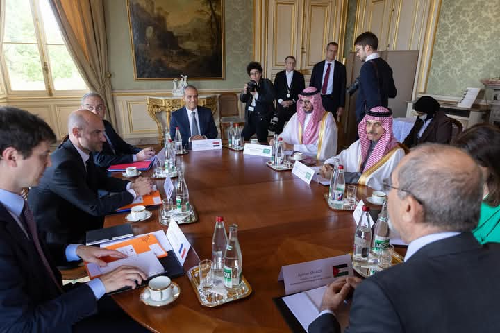 بيان مشترك صادر من مصر والسعودية والأردن مع وزير خارجية فرنسا في باريس بشأن غزة