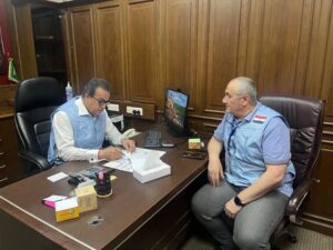 عبدالغفار يعقد اجتماعا مع رئيس بعثة الحج الطبية فور وصوله الأراضي المقدسة