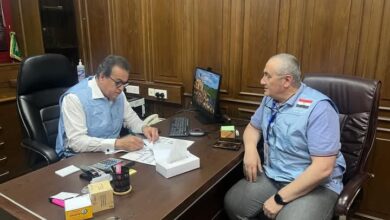 عبدالغفار يعقد اجتماعا مع رئيس بعثة الحج الطبية فور وصوله الأراضي المقدسة