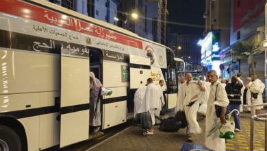 وزارة السياحة:  تمت نفرة حجاج السياحة بالمزدلفة ونقلهم بـــ 800 أتوبيس