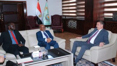 فاروق يبحث مع خبيرين دوليين تعزيز استراتيجيات التنمية الزراعية في مصر ودول القارة السمراء