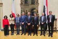 وزير الاتصالات يعقد لقاءات مع مسئولى شركات ومؤسسات إيطالية