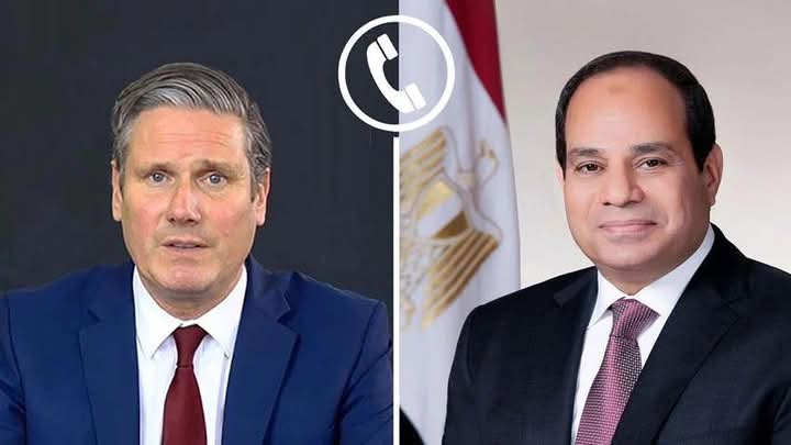 الرئيس السيسي ورئيس وزراء بريطانيا يبحثان تطورات الأوضاع بالشرق الأوسط