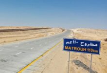 افتتاح وتشغيل القطاع الرابع من إزدواج طريق سيوة مطروح بطول 50 كم