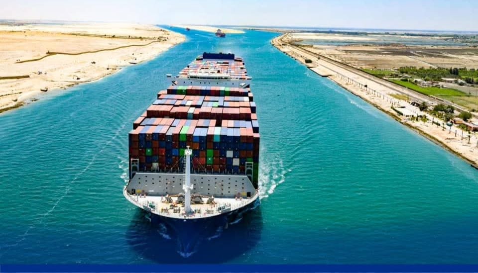قناة السويس تشهد عبور سفينة الحاويات "CMA CGM OSIRIS" ضمن قافلة الجنوب بحمولة 154 الف طن