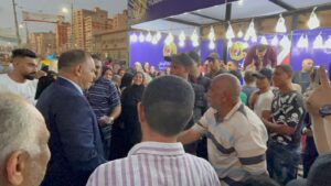 جولة ليلية لمرشحي "حماة الوطن" بمنطقة كرموز