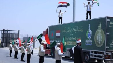 الأزهر: دخول قافلة «بيت الزكاة والصَّدقات» الإغاثية الحادية عشرة قطاع غزة