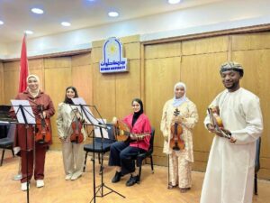 جامعة حلوان تستقبل طلاب جامعة السلطان قابوس ضمن برنامج Music Art




