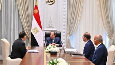 الرئيس السيسي يشدد على أهمية بناء شراكات فاعلة بين الجهات الحكومية ومجتمع الأعمال،