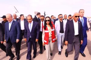 وزيرة التضامن تصل العريش رفقة وزير الخارجية ورئيس الوزراء الفلسطيني

