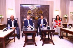 وزيرة التضامن تصل العريش رفقة وزير الخارجية ورئيس الوزراء الفلسطيني

