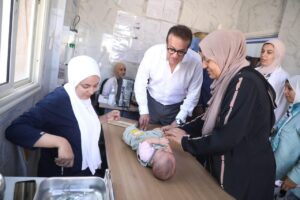  وزير الصحة يتفقد مركز صحة أسرة "الريحان" بالشروق



