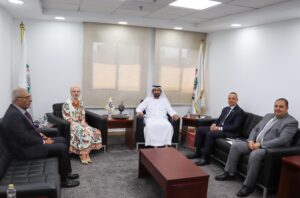 رئيس البرلمان العربي يلتقي مساعدة وزير الخارجية للشؤون البرلمانية بمصر 

