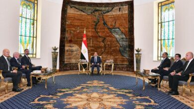 الرئيس عبد الفتاح السيسي يستقبل رئيس شبكة الآغا خان للتنمية