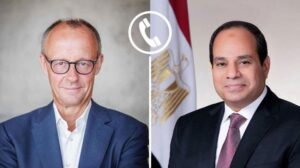الرئيس السيسي يدعو المستشار الألماني للمشاركة في ابرام اتفاق وقف الحرب في قطاع غزة