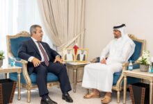 السفير المصري يلتقي وزير العدل القطري