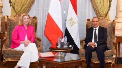 الدكتور "بدر عبدالعاطي " يلتقي وزيرة خارجية النمسا