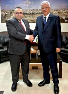 أحمد ناصر الصوير يلتقى بسفير فلسطين بالمغرب ويعيد تعريف الدبلوماسية الوطنية